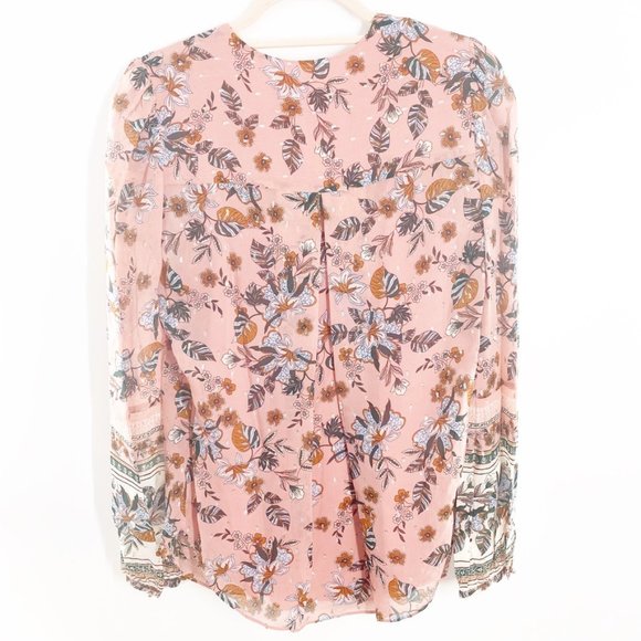 Veronica Beard Mauve pink floral Silk Lowell Blouse Top SZ 2 NWT - Picture 4 of 16